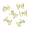 Multicolor Transparent Bow Acrylic Beads for DIY Jewelry Making