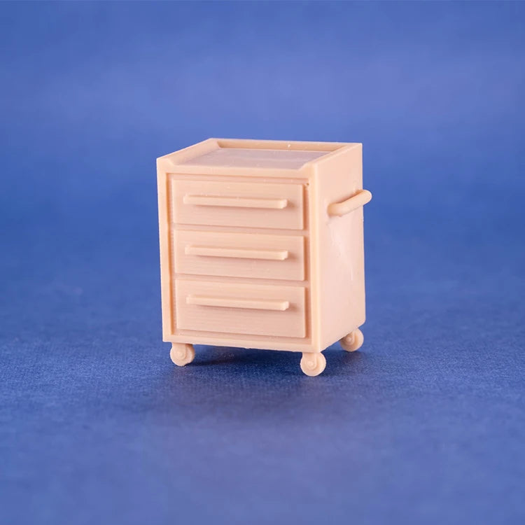 1/64 Scale Resin Tool Cabinet Set for Diorama Scenes
