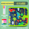 Reusable Erasable Doodle Book for Kids with 12 Watercolor Pens