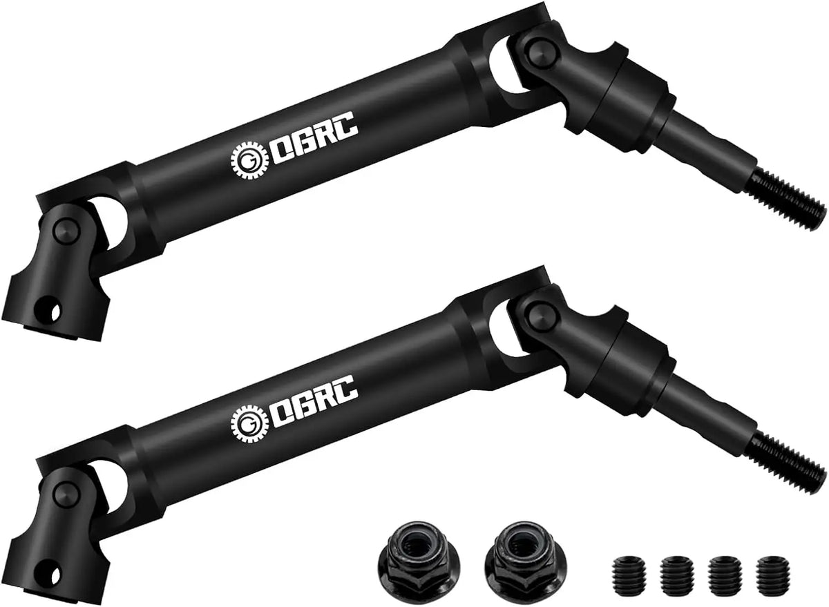 Heavy-Duty Steel Driveshaft Set for 1/10 RC Trucks