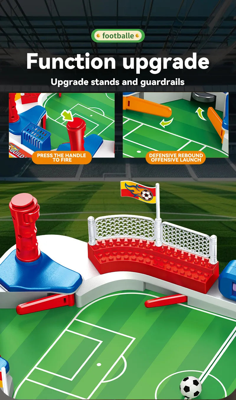 Portable Tabletop Soccer Game for Kids and Adults