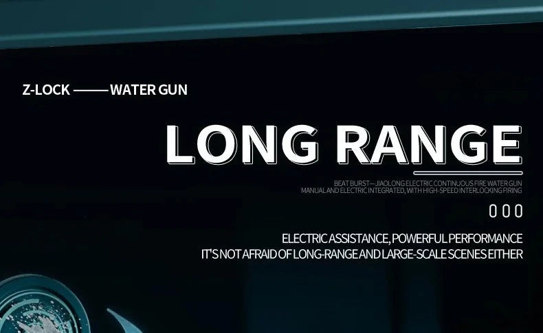 Electric LED Water Blaster with Large Capacity Tank