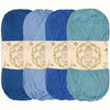 Premium Acrylic Yarn 4-Pack – Soft, Bright, Machine-Washable Knitting Yarn