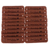 Set of 20 PU Leather "Made With Love" Sew-On Tags for Crafts and Garments