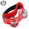 Foot Tambourine with Jingle Bells – Rainbow Percussion Instrument