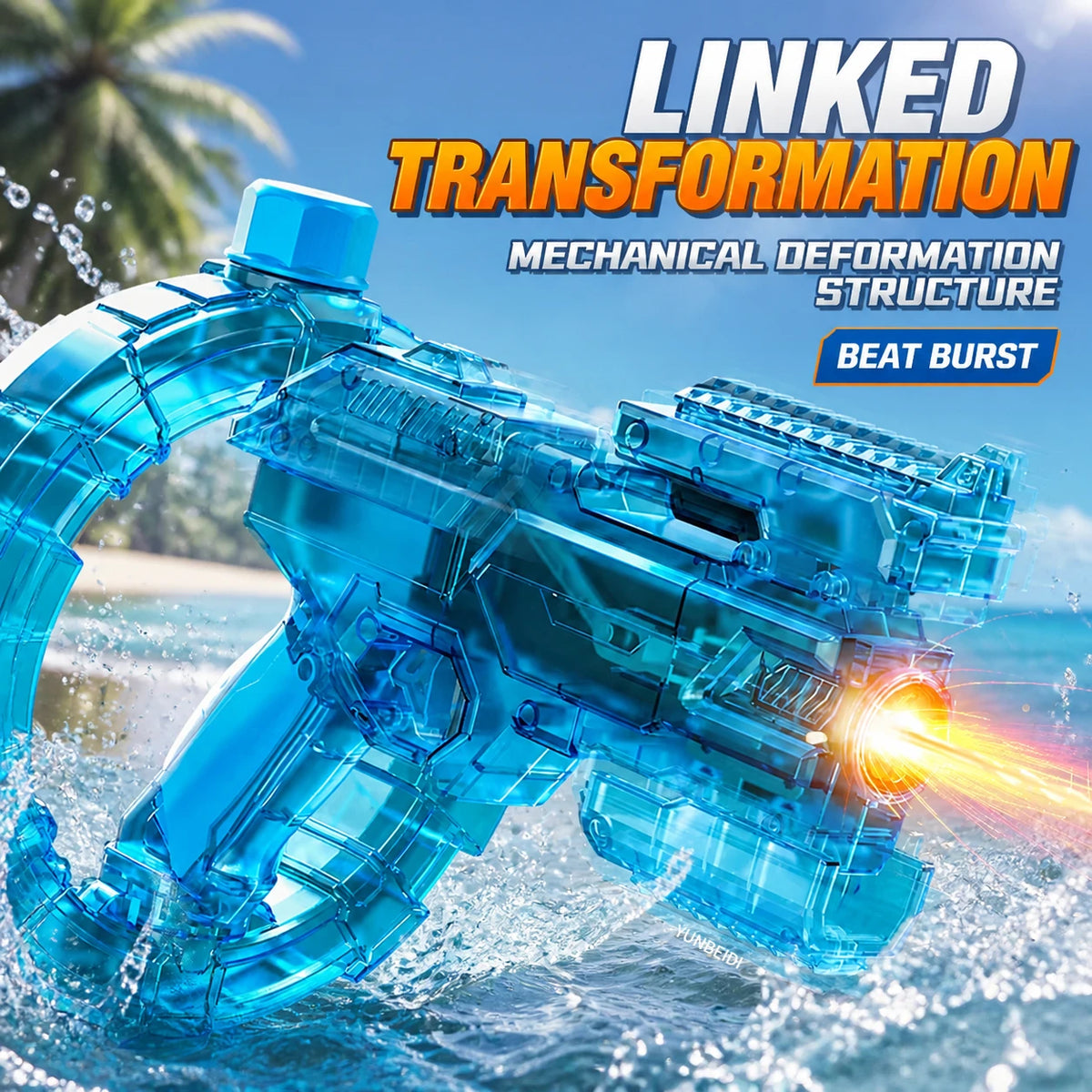 Electric LED Water Blaster with Large Capacity Tank