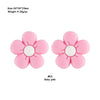 Colorful Silicone Flower Beads for Jewelry Making