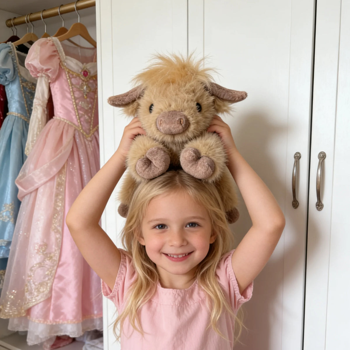 Weighted Highland Cow Plush – Soft & Cuddly Stuffed Animal