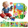 Felt Busy Book for Toddlers – Montessori Sensory Learning & Life Skills Activity Board