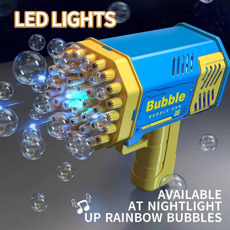 Electric Automatic Bubble Gun with 40 Holes
