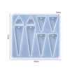 Geometric Silicone Mold for Epoxy Resin Jewelry Making