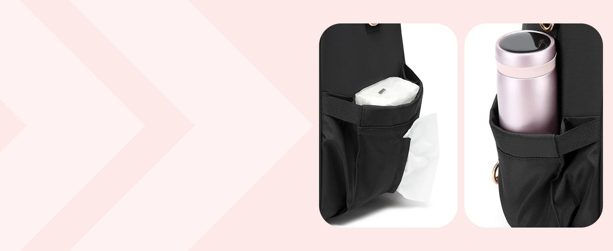 Foldable 4-in-1 Diaper Bag Backpack with Changing Pad