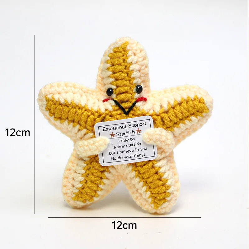 Handmade Crochet Emotional Support Animal Decor