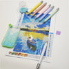 LED Diamond Painting Pen Kit with Multifunctional Tips and Magnifying Glass