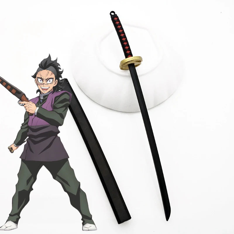 Metal Demon Slayer Katana Replica – Tanjiro Inspired Mini Samurai Sword