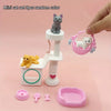 Miniature Pet Figurine Set for Dollhouse Play