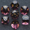 Premium 7-Piece Frosted Gemstone Polyhedral Dice Set for Tabletop RPGs