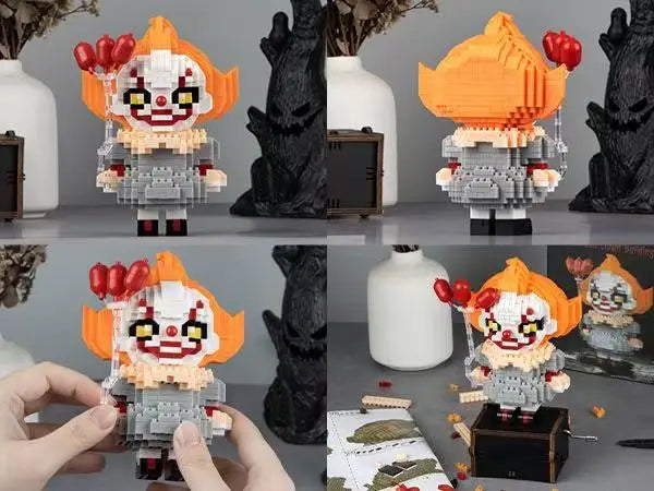 Death Reaper Clown Mini Building Blocks Set