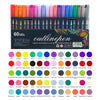 Double Line Glitter Marker Pens – Metallic Outline & Shimmer Set