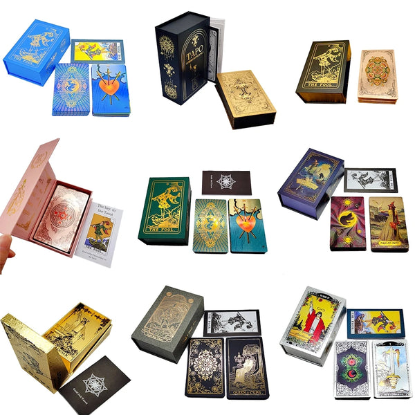 Gold Foil Rider Waite Tarot Deck