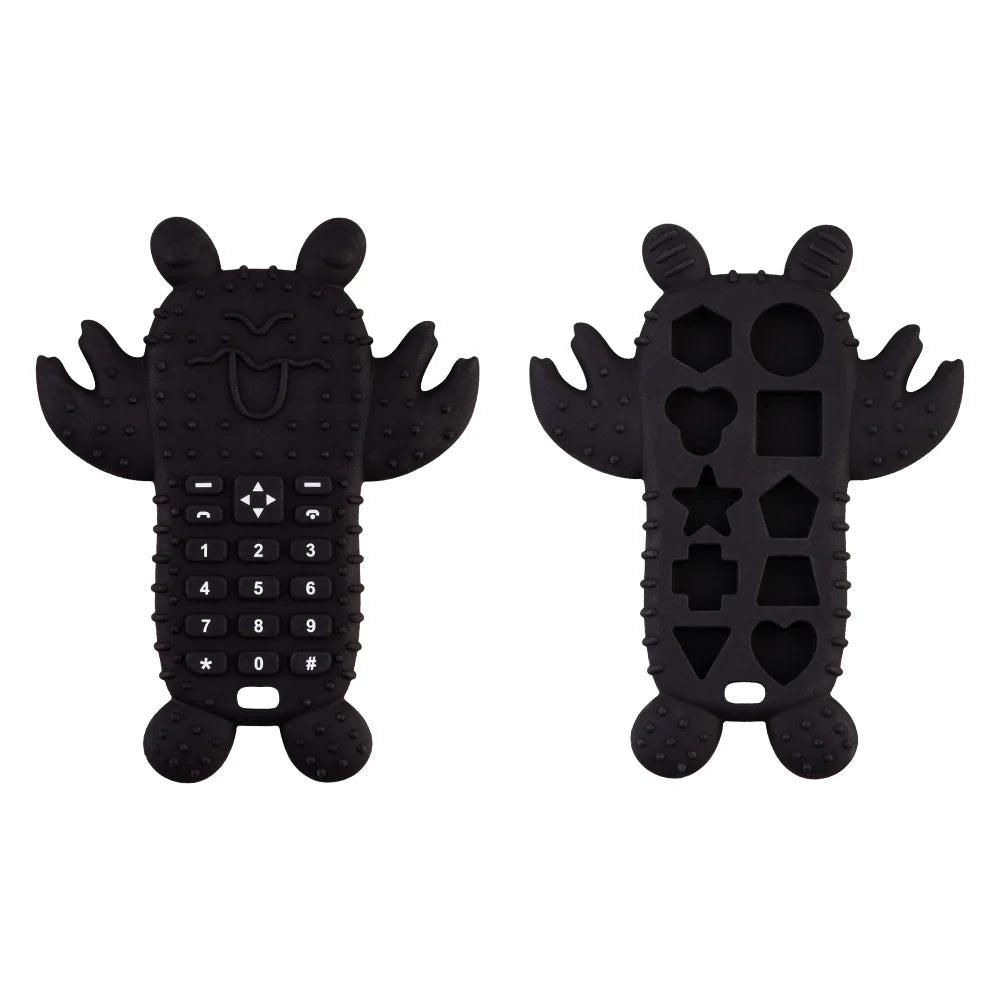 Silicone Remote Control Teether for Baby Teething Relief