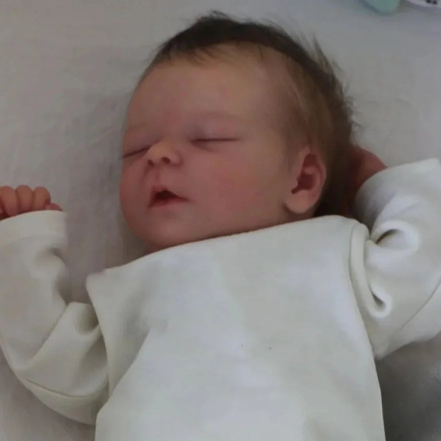 Lifelike 18-inch Sleeping Baby Doll with Realistic Features