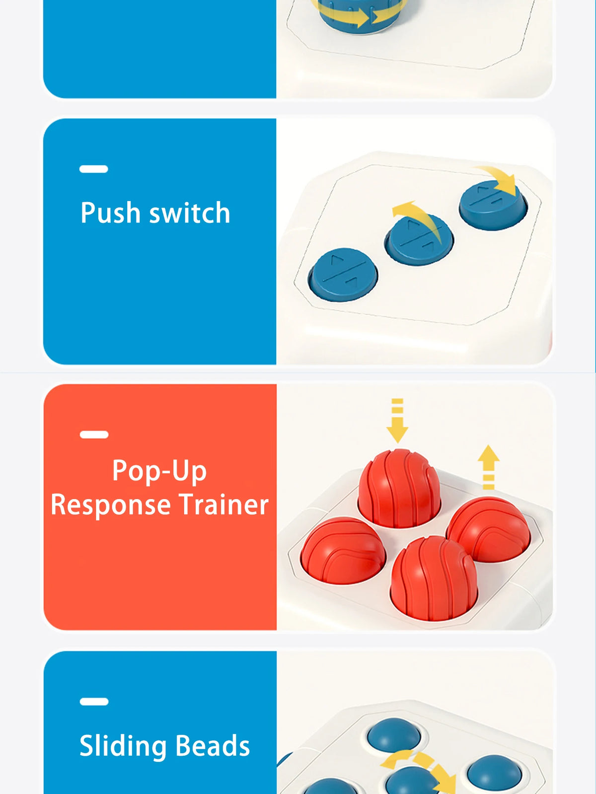 Sensory Busy Ball & Activity Cube for Baby Early Learning