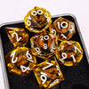 Resin Polyhedral Dice Set for Tabletop Gaming