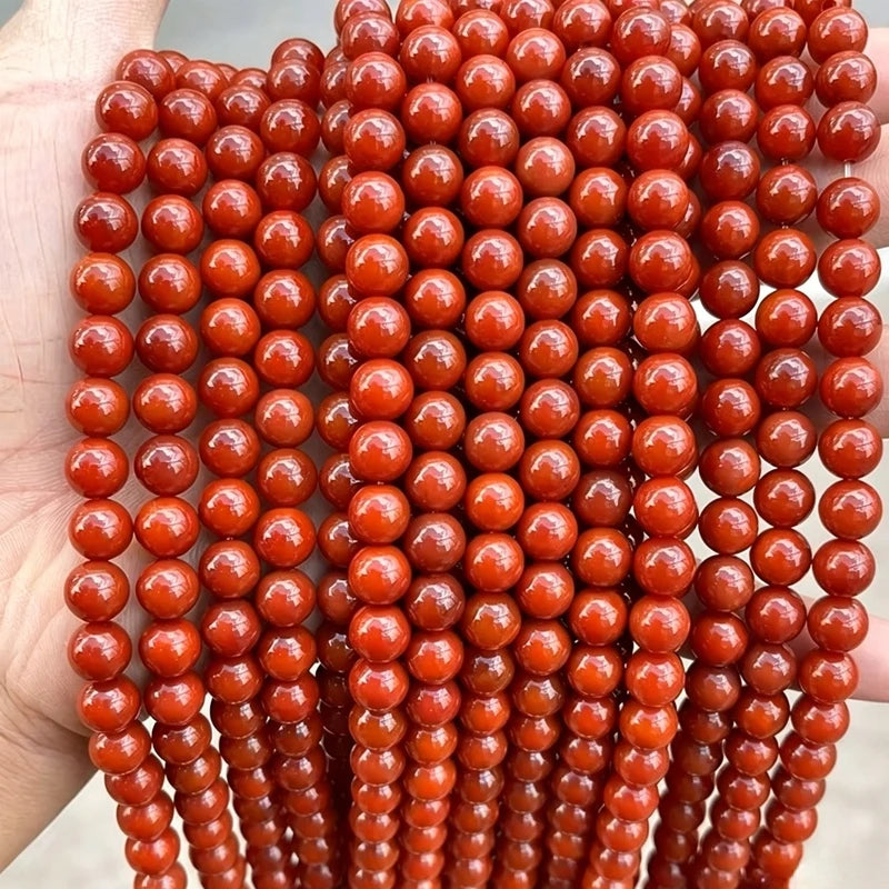 Natural Jade Round Beads for Jewelry Making
