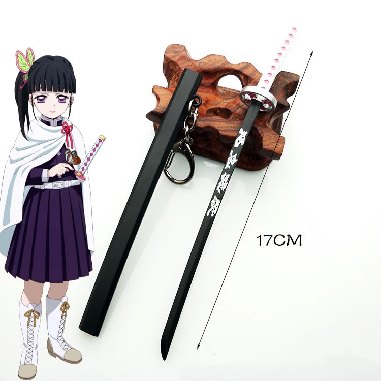 Metal Demon Slayer Katana Replica – Tanjiro Inspired Mini Samurai Sword