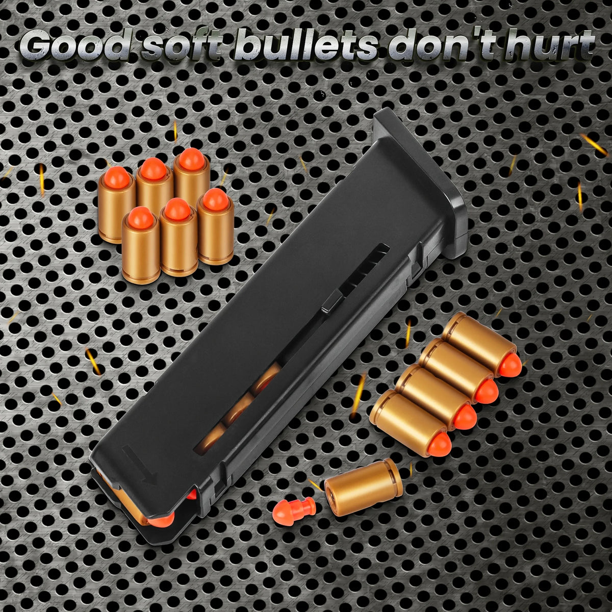 Reusable Soft Shell & Bullet Kit for Toy Guns