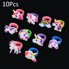 Unicorn Party Activity Kit with Bracelets, Rings, Tattoos, Stickers, and Puzzle