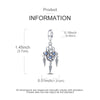 Classic Charm Bead with Cubic Zirconia Accent