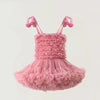 Children's Princess Tutu Dress with Ruffled Ball Gown Design