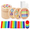 Wooden Montessori Color Sorting Toy for Toddlers