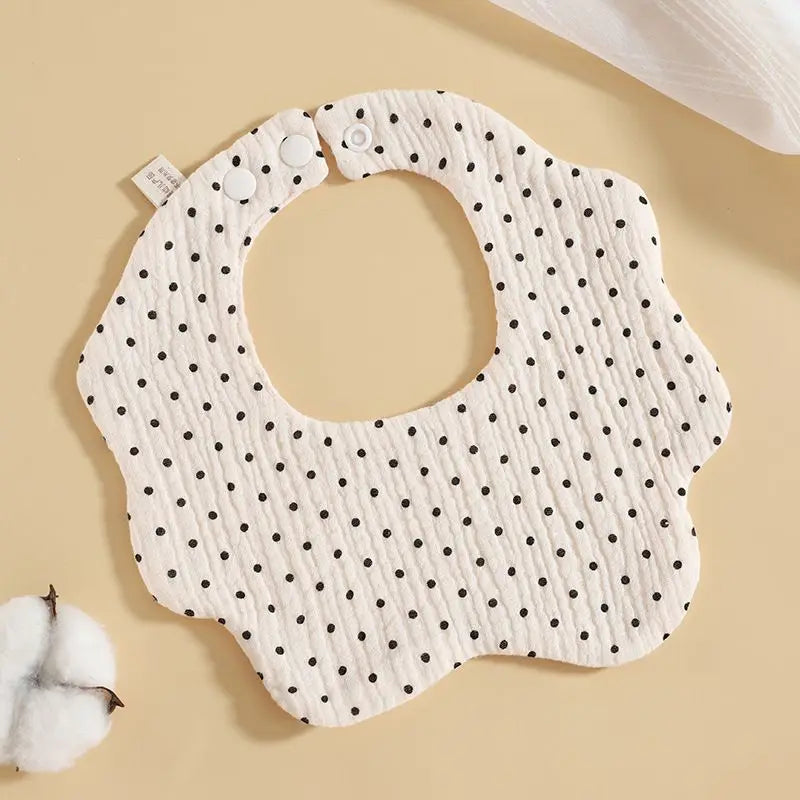 6-Layer Cotton Gauze Baby Bibs (3-Pack)