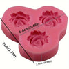 Three Rose Silicone Mold for DIY Crafts