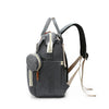 Quilted Multi-Compartment Diaper Bag Backpack