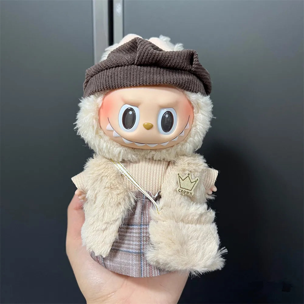 Stylish Outfit Set for 17cm Plush Dolls