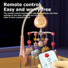 Soothing Musical Crib Mobile with Projector and Remote