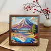 12-Piece Sunset Mountain Diamond Painting Craft Kit