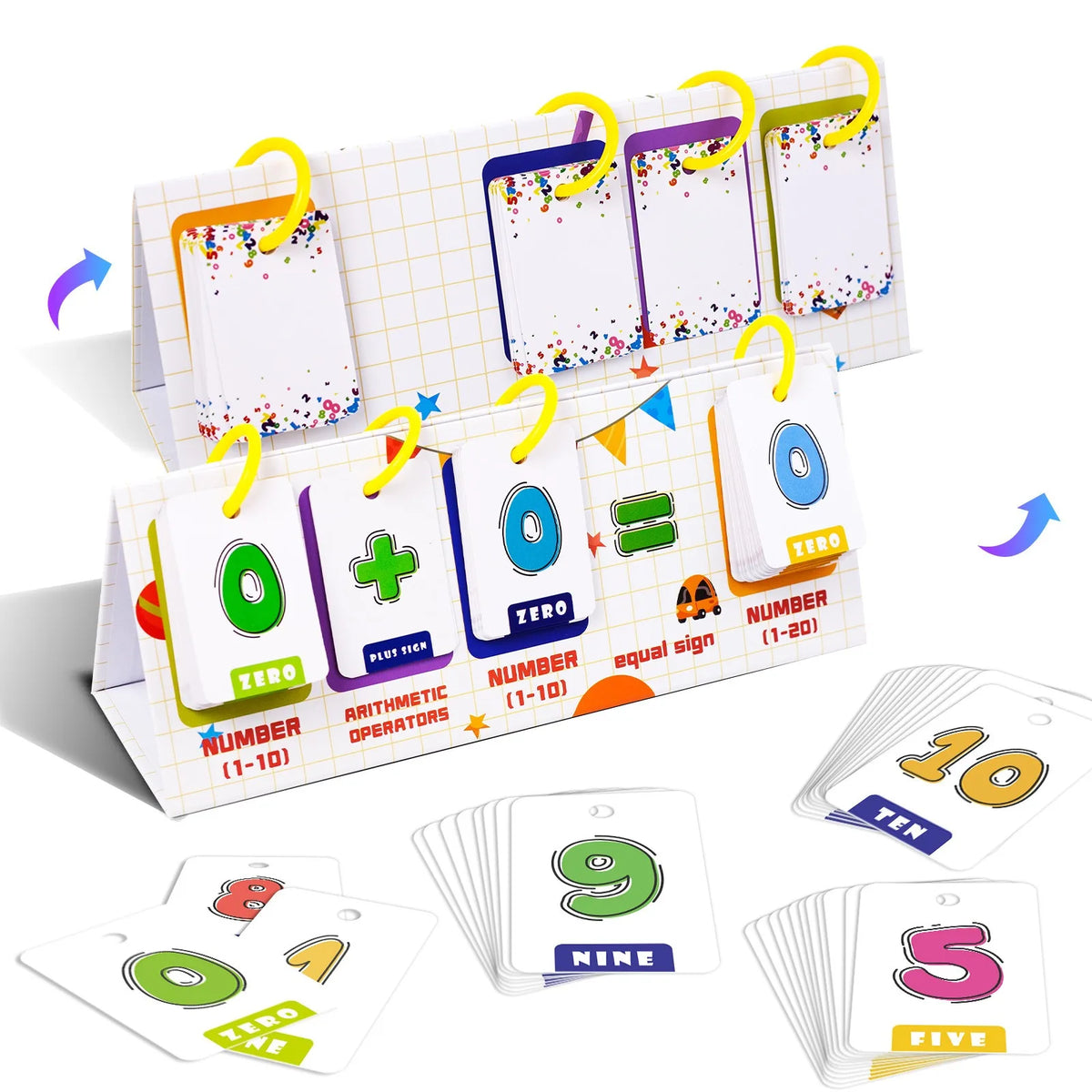 Interactive English Learning Flip Chart for Kids