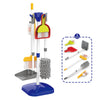 Kids' Pretend Play Cleaning Set with Vacuum & Dustpan