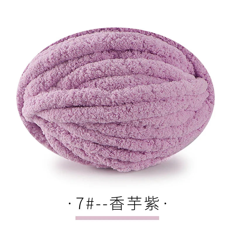 Chunky Chenille Yarn for Knitting and Crochet