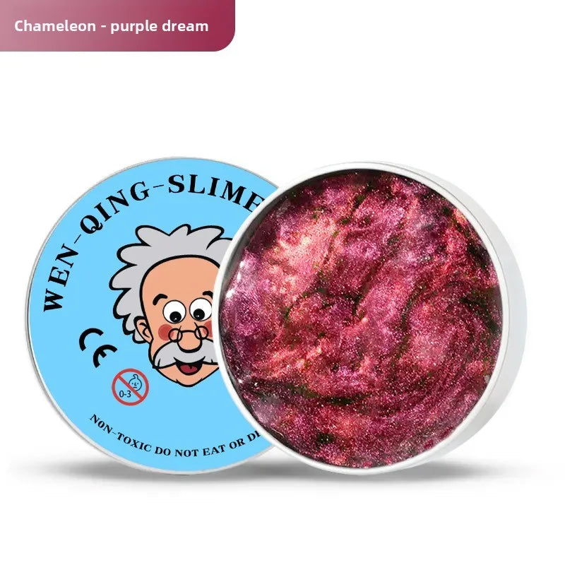 Clear Crystal Liquid Glass Thinking Putty – Stress Relief Fidget Toy