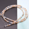 Mixed-Color Rondelle Glass Beads for Jewelry Making
