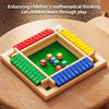 Classic Wooden Shut the Box Dice Game for Family Fun