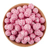 Pink Silicone Round Beads for DIY Jewelry Making