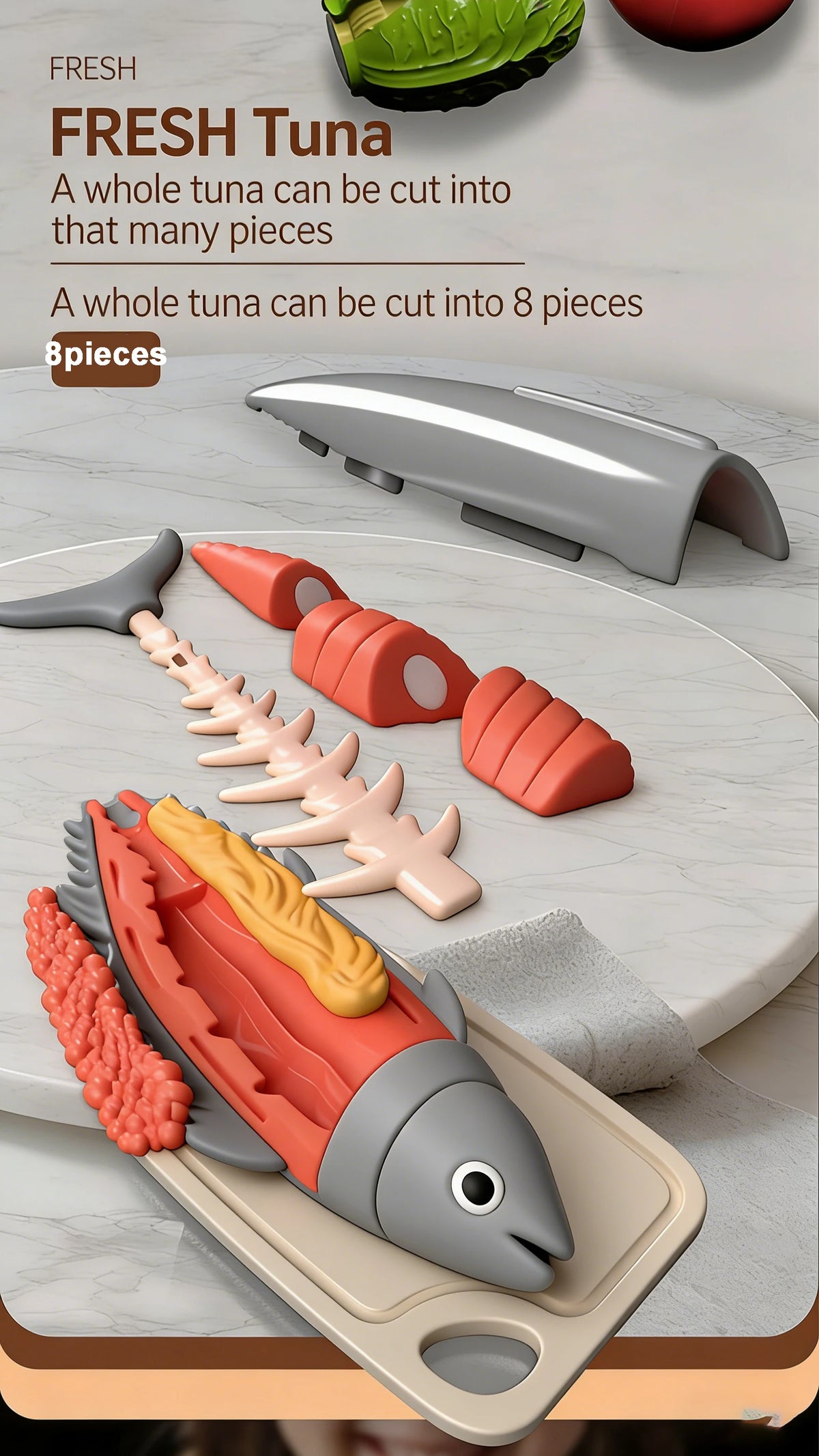3D DIY Food Play Kit with Lobster, Crab, Fish & More