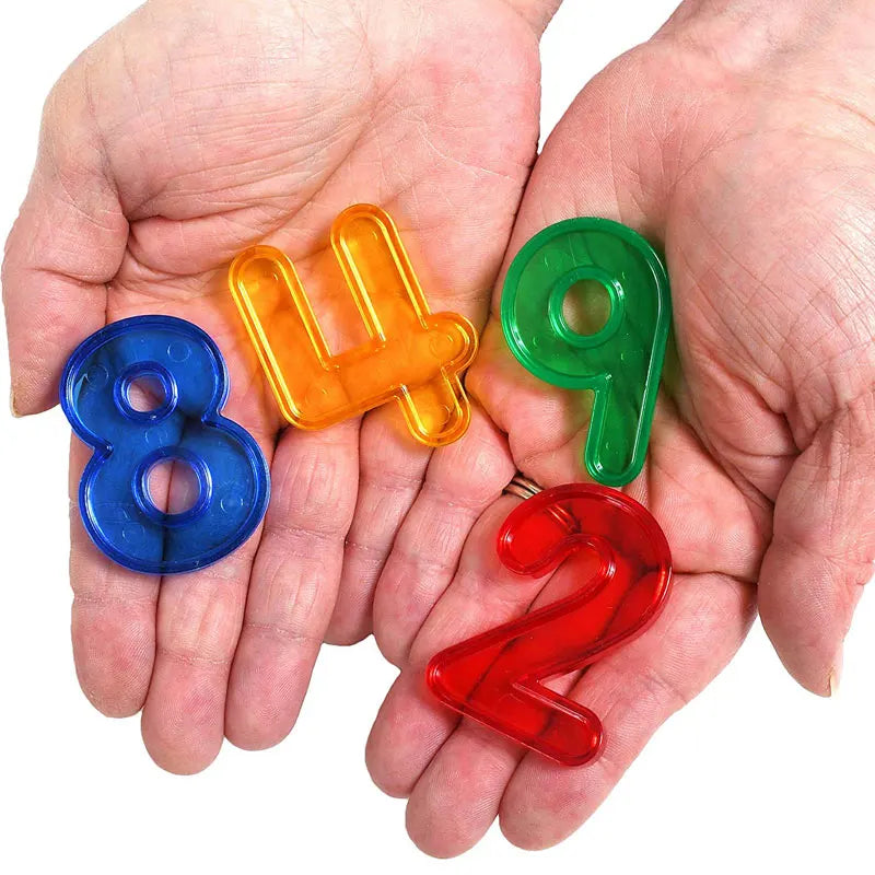 Montessori Transparent Number Set for Light Table Learning